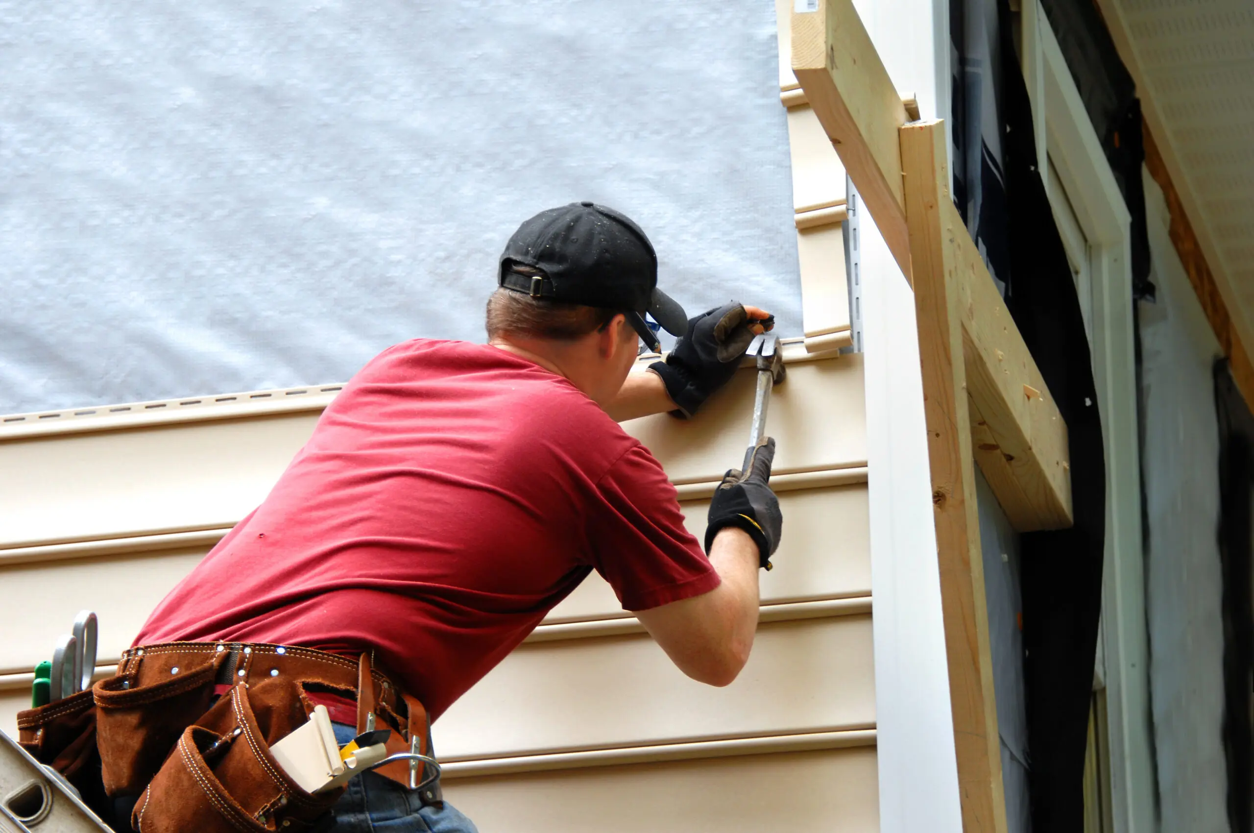 Carpenter finishing exterior